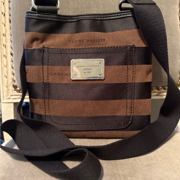 Tommy Hilfiger Striped Crossbody Bag - Picture 1 of 7